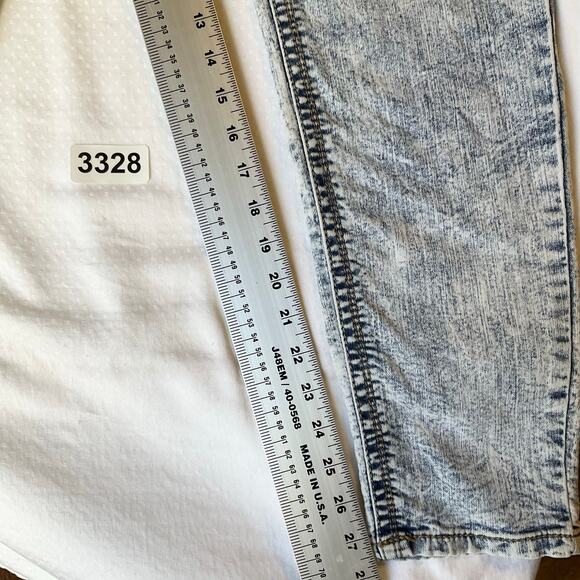 Wall Flower Women Skinny Jeans size 17 Blue Mid Rise Stretch Ankle Length - Picture 4 of 11